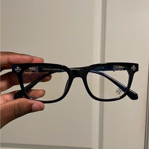 Chrome Hearts Black and Silver Eyewear